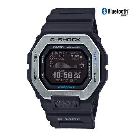 卡西欧手表 g-shock 夏日冲浪 防水防震蓝牙连接 运动男表gbx-100