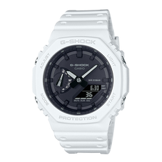 卡西欧手表 G-SHOCK 极简设计  外观八角形结构 双显轻薄表款 防水防震运动男表GA-2100