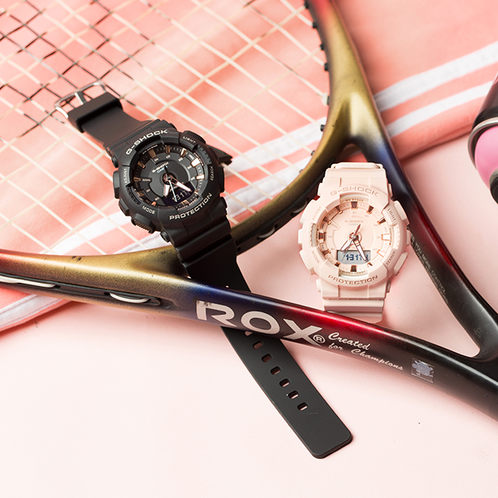 卡西欧手表 G-SHOCK  G-SHOCK 女性系列 时尚 防水防震运动女表GMA-S130PA