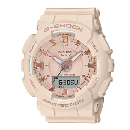 卡西欧手表 G-SHOCK  G-SHOCK 女性系列 时尚 防水防震运动女表GMA-S130PA