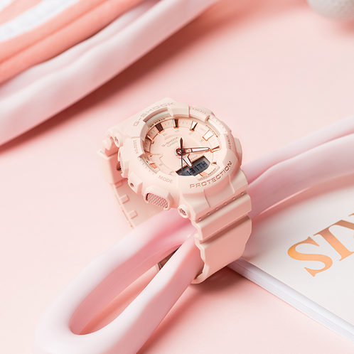 卡西欧手表 G-SHOCK  G-SHOCK 女性系列 时尚 防水防震运动女表GMA-S130PA