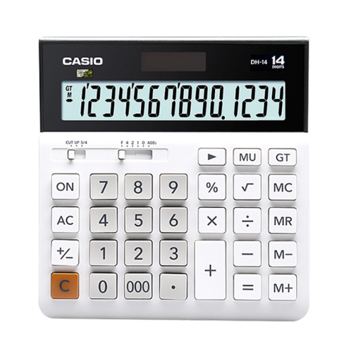 卡西欧计算器 日常商务  宽大系列计算器DH-14