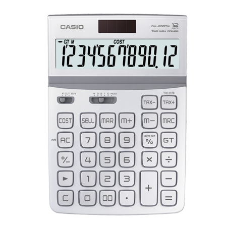 卡西欧计算器 日常商务 时尚办公 可爱魅雅计算器DW-200TW