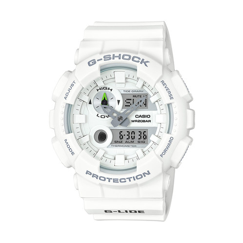 卡西欧手表 G-SHOCK  G-LIDE系列清晰大表盘设计运动防水男表GAX-100