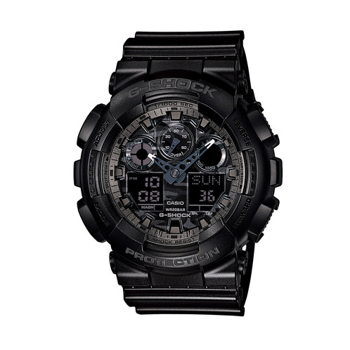卡西欧手表 G-SHOCK  迷彩户外运动防水男表GA-100CF
