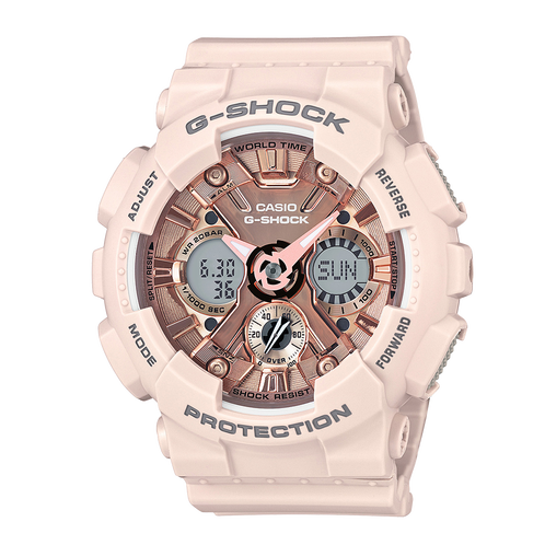 卡西欧手表 G-SHOCK  G-SHOCK 女性系列 小型化表盘运动防震防水手表GMA-S120MF