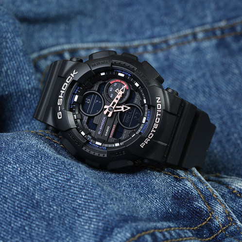 卡西欧手表 G-SHOCK  G-SHOCK 女性系列 时尚个性 防水防震防磁运动男/女表GMA-S140