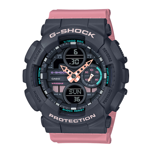 卡西欧手表 G-SHOCK  G-SHOCK 女性系列 时尚个性 防水防震防磁运动男/女表GMA-S140