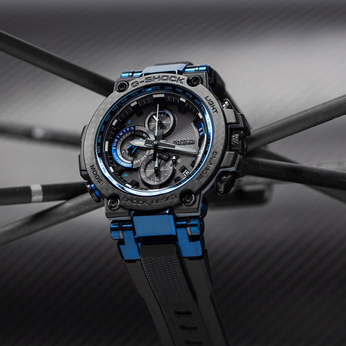 卡西欧手表 G-SHOCK  MTG系列 人造蓝宝石玻璃镜面  防水防震六局电波太阳能蓝牙运动男表MTG-B1000XB
