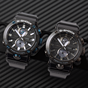 卡西欧手表 G-SHOCK  表壳与背盖的一体化构成设计  人造蓝宝石玻璃镜面  防水防震防锈六局电波太阳能蓝牙运动男表GWR-B1000