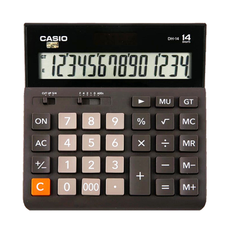 卡西欧计算器 日常商务 宽大系列计算器DH-14