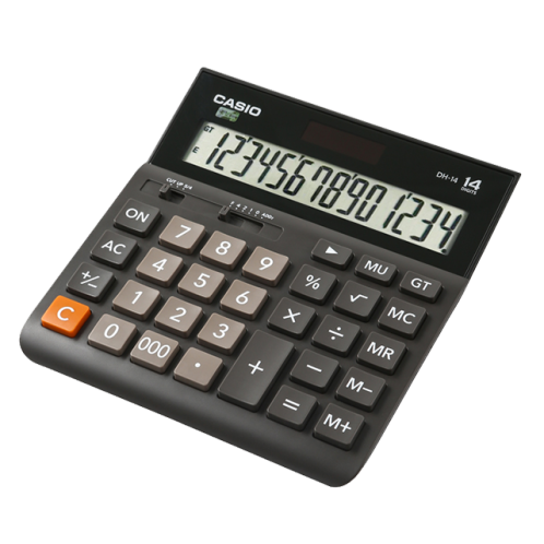 卡西欧计算器 日常商务  宽大系列计算器DH-14