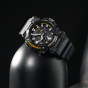 卡西欧手表 G-SHOCK  全新指针型“FROGMAN”  防水防震防磁太阳能六局电波蓝牙连接运动男表GWF-A1000