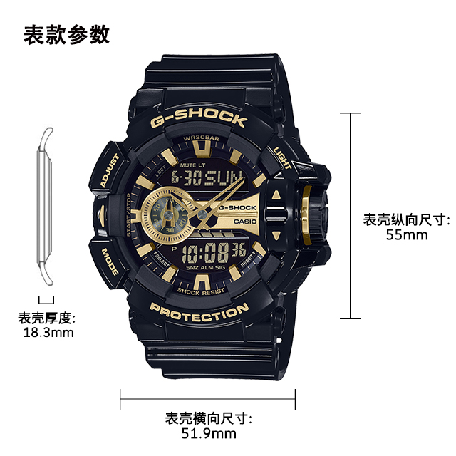 GA-400GBX卡西欧手表-手表G-SHOCK-卡西欧官方商城