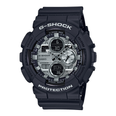 卡西欧手表 G-SHOCK 复古设计 金属色配色  防水防震运动男表GA-140G