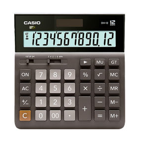 卡西欧计算器 日常商务 宽大系列计算器DH-12