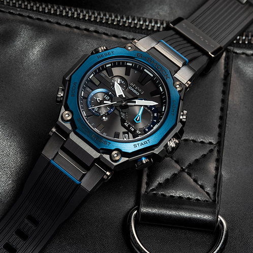 卡西欧手表 G-SHOCK  MTG系列 人造蓝宝石玻璃镜面 蓝牙连接防水防震六局电波太阳能蓝牙运动男表MTG-B2000