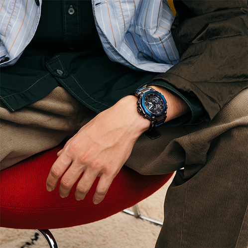 卡西欧手表 G-SHOCK  MTG系列 人造蓝宝石玻璃镜面 蓝牙连接防水防震六局电波太阳能蓝牙运动男表MTG-B2000