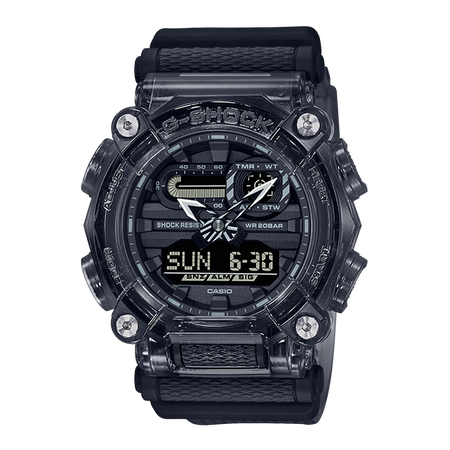 卡西欧手表 g-shock 新"冰韧"灰色系列 防水防震运动表款ga-900ske-8