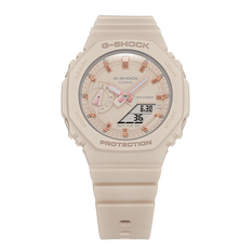 卡西欧手表 G-SHOCK 【明星同款】女性系列 时尚个性 八角形表盘设计 防水防震运动表款GMA-S2100