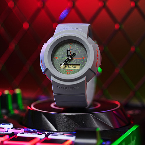 卡西欧手表 G-SHOCK  MUSIC NIGHT TOKYO主题系列 防水防震运动男表AW-500MNT