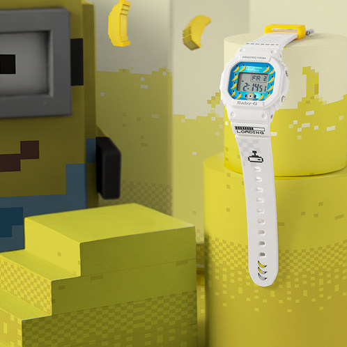 卡西欧手表 BABY-G  BABY-G|MINIONS合作款 特殊礼盒 复古潮流设计 防水防震运动表款BGD-501MON21-7PRM