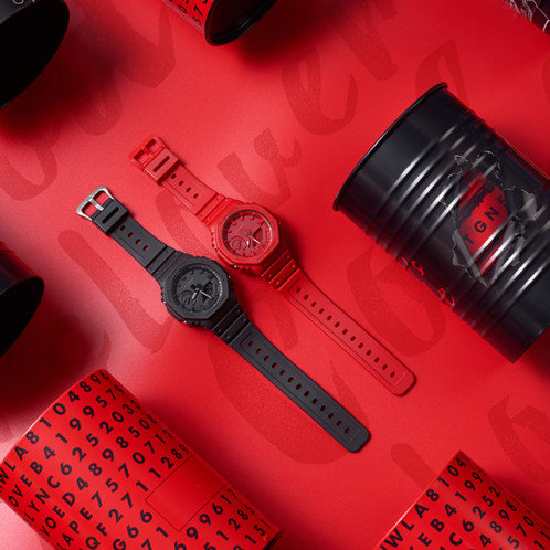 卡西欧手表 对表系列  时尚个性 八角形表盘设计 防水防震运动对表LOVERS-TOOLKIT