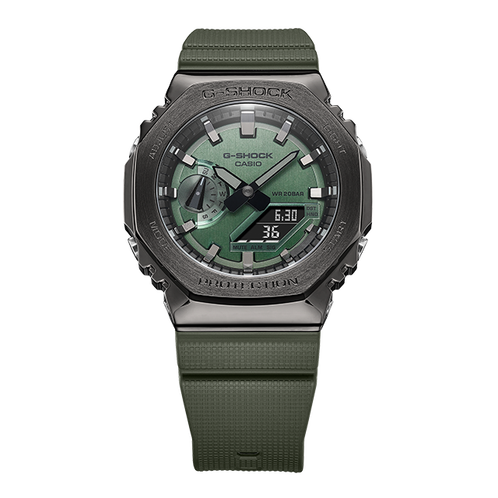 卡西欧手表 G-SHOCK  【明星同款】八边形表框设计  防水防震运动男表GM-2100