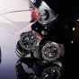 卡西欧手表 G-SHOCK  G-STEEL轻薄系列  碳纤表圈 防水防震蓝牙连接太阳能动力运动表款GST-B400X
