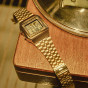 卡西欧手表 小金表  复古方形经典电子手表A500WGA-9PR