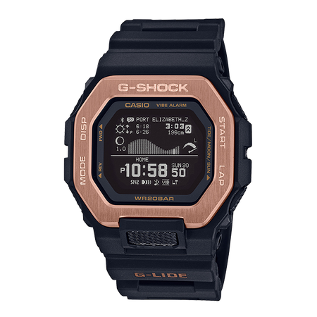 卡西欧手表 G-SHOCK 夏日冲浪 防水防震蓝牙连接 运动男表GBX-100NS