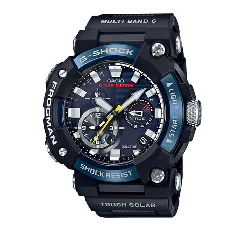 卡西欧手表 g-shock frogman系列 复合表带 防水防震防磁人造蓝宝石