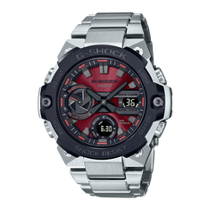 卡西欧手表 G-SHOCK 【明星同款】G-STEEL轻薄系列 防震防水蓝牙太阳能运动男表GST-B400