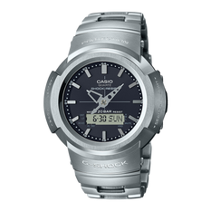 卡西欧手表 G-SHOCK 经典圆弧流线感设计 防水防震太阳能动力六局电波运动表款AWM-500