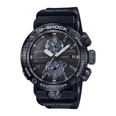 卡西欧手表 G-SHOCK 表壳与背盖的一体化构成设计  人造蓝宝石玻璃镜面  防水防震防锈六局电波太阳能蓝牙运动男表GWR-B1000
