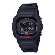 卡西欧手表 G-SHOCK 经典款设计配以新型复合表带 6局电波蓝牙太阳能动力防水防震运动男表GW-B5600HR-1PR
