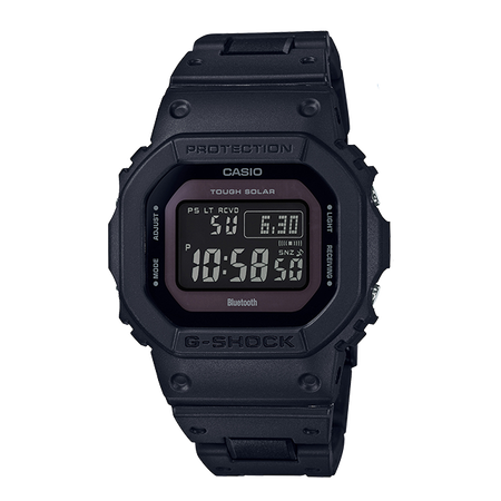 初代经典款追加表款 6局电波蓝牙太阳能动力防水防震运动男表gw-b5600