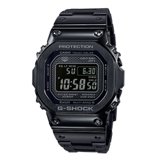 卡西欧手表 G-SHOCK 全金属IP涂层反显液晶屏 防震防水六局电波太阳能动力运动男表GMW-B5000GD-1PRT