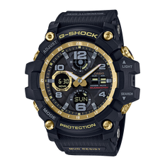 卡西欧手表 G-SHOCK 防震防泥多功能运动男表 黑金追加配色GWG-100GB-1APR