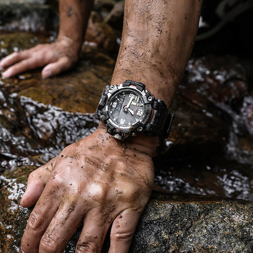 卡西欧手表 G-SHOCK  户外探险防泥防震多功能运动手表 大泥王GWG-2000
