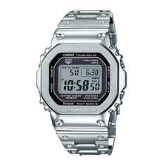 卡西欧手表 G-SHOCK 【明星同款】35周年纪念款 耐冲击构造全金属 防震防水六局电波太阳能动力运动男表GMW-B5000D-1PRT