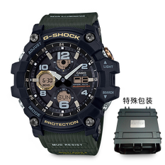 卡西欧手表 G-SHOCK 防震防泥多功能双显运动男表GWG-100