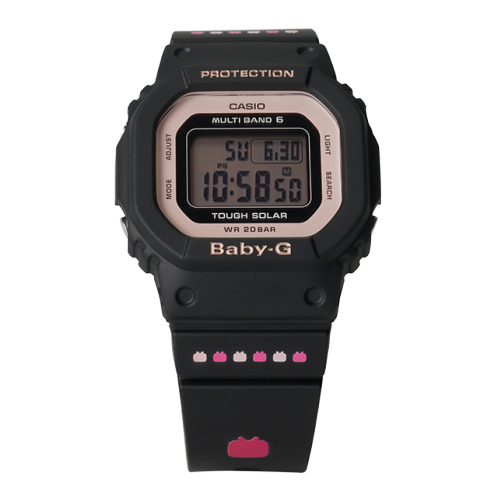 卡西欧手表 BABY-G  BABY-G|Bilibili合作款  特殊表盒  防震防水运动表款BGD-5000U-1BPRB
