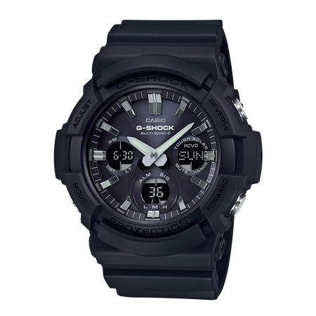 卡西欧手表 G-SHOCK SOLAR WAVECEPTOR系列 电波太阳能防水运动男表GAW-100