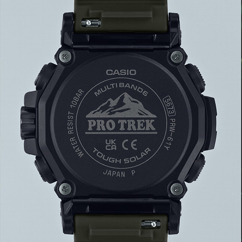 卡西欧手表 PRO TREK  生物树脂 环保表款 防水太阳能动力六局电波运动男表PRW-61