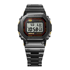 卡西欧手表 G-SHOCK MR-G系列 “极"系列 日本山形工厂高端生产线 工匠技艺 防水防震六局电波太阳能动力男表MRG-B5000B-1DR