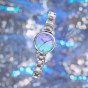 卡西欧手表 SHEEN  简约设计 宇宙星空主题 人造蓝宝石玻璃镜面 防水优雅女表SHE-4548