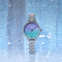 卡西欧手表 SHEEN  简约设计 宇宙星空主题 人造蓝宝石玻璃镜面 防水优雅女表SHE-4548