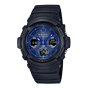 卡西欧手表 G-SHOCK  “蓝色腰果花”硬碰硬主题系列  防震防水表款AWG-M100SBP-1APR