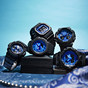 卡西欧手表 G-SHOCK  “蓝色腰果花”硬碰硬主题系列  防震防水表款AWG-M100SBP-1APR